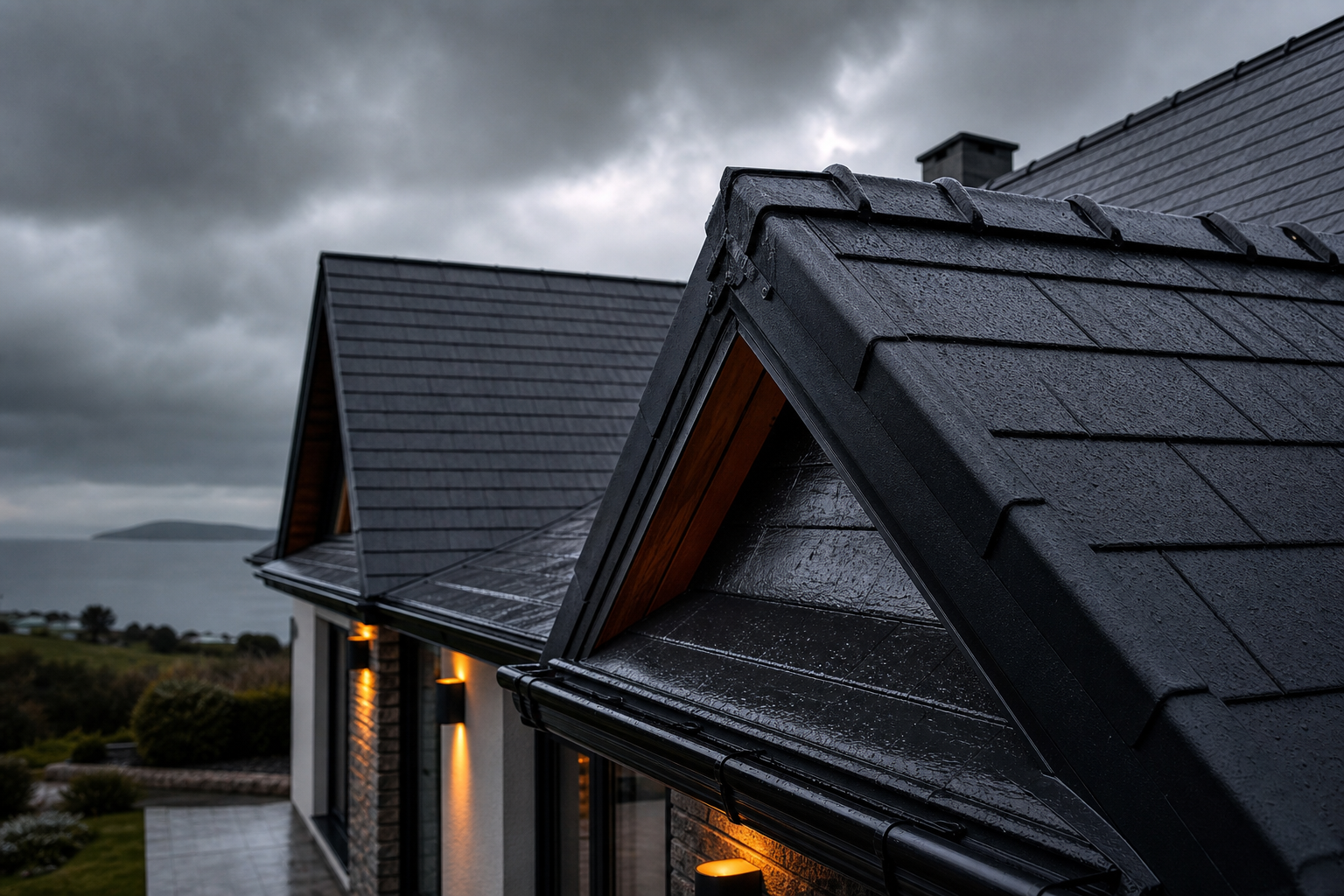 Coastal slate roof repair in Wexford